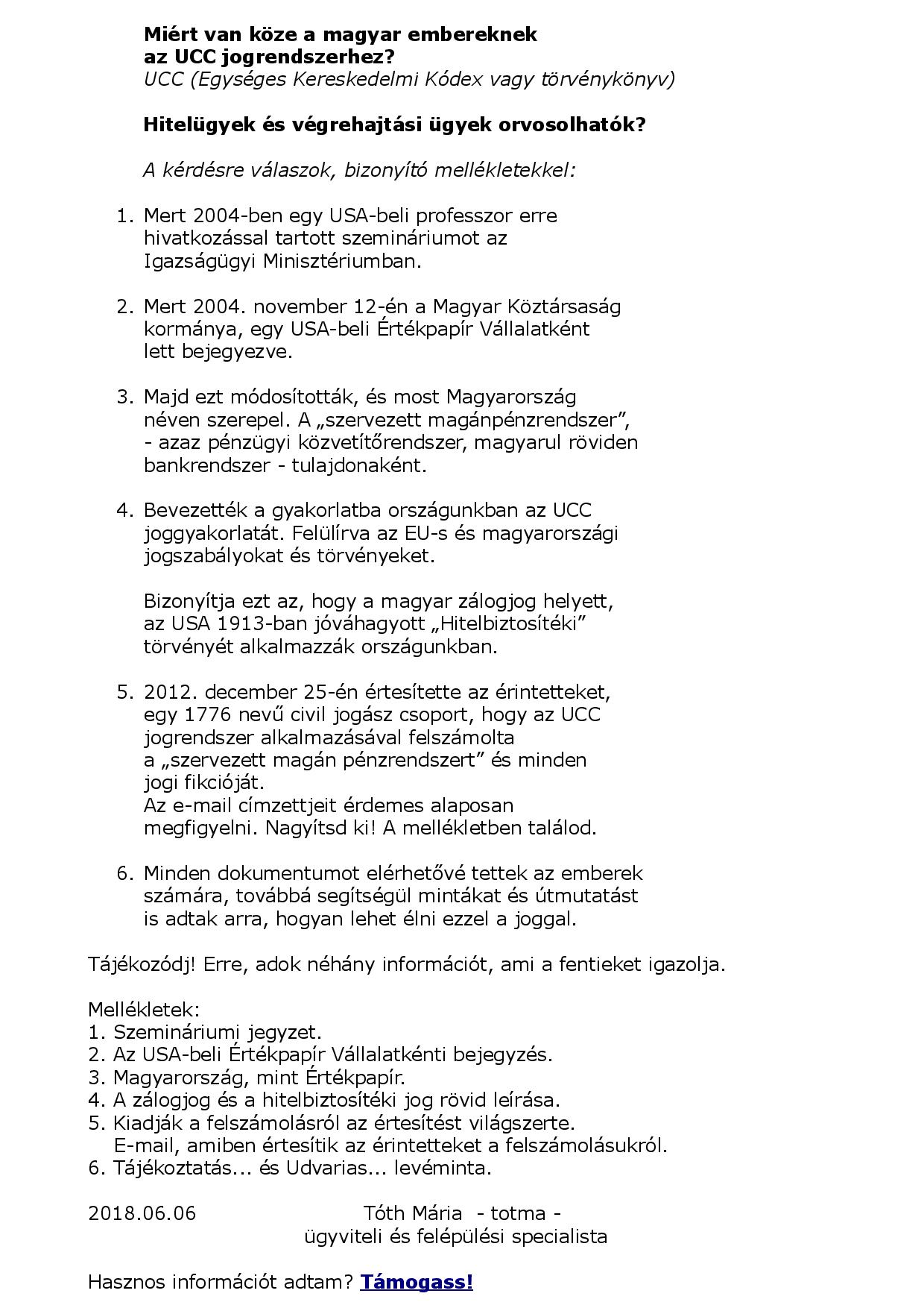 ucc törvény nyomtatványok listája